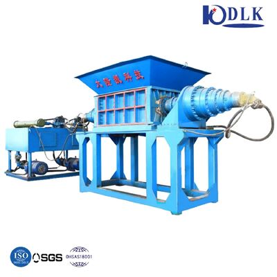 Double Shaft Shredder with PLC Control 42CrMo Blade and Hydraulic Power for Plastic Recycling