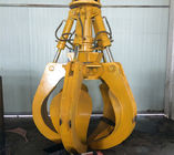 Heavy Hydraulic Grapple For Excavator Five Petal For Construction Sites Of Bulk Waste