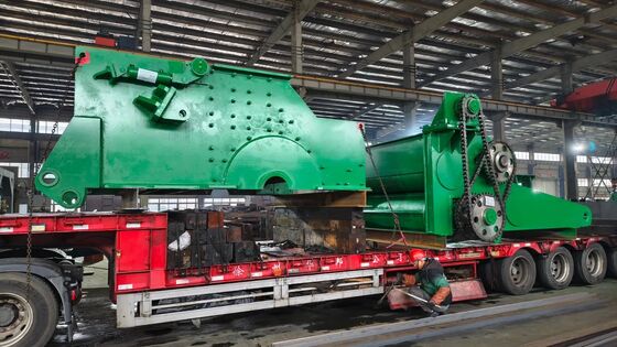 2000HP PSX 시리즈 해머 밀 쉐레더 1500KW 전력 및 수압 드라이브로 시간당 30-40 톤의 폐기물 금속 재활용